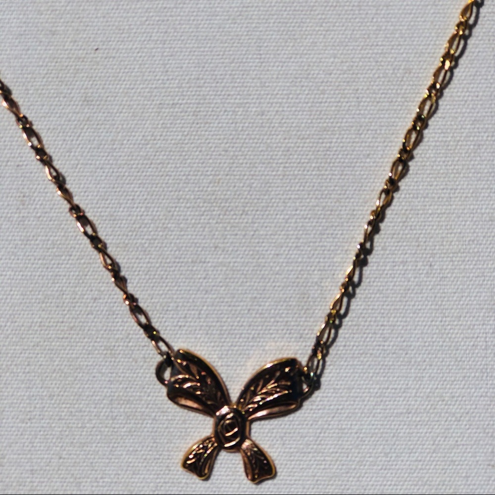 Vintage Bing Bang Bow Necklace by Anna Sheffield